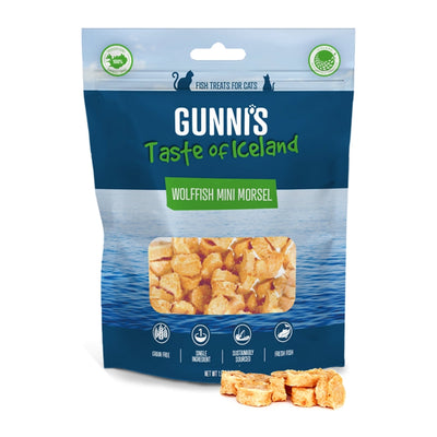 Gunnis Cat Mini Morsel Wolf Fish, 1.5 oz