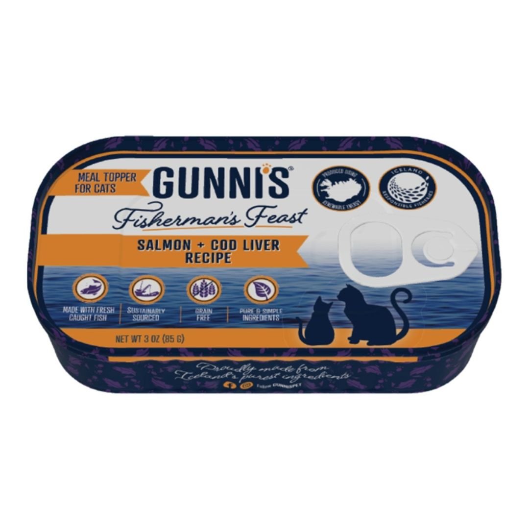 Gunni'S Cat Salmon Cod Liver 3Oz 17 Pack - Pets Perfect