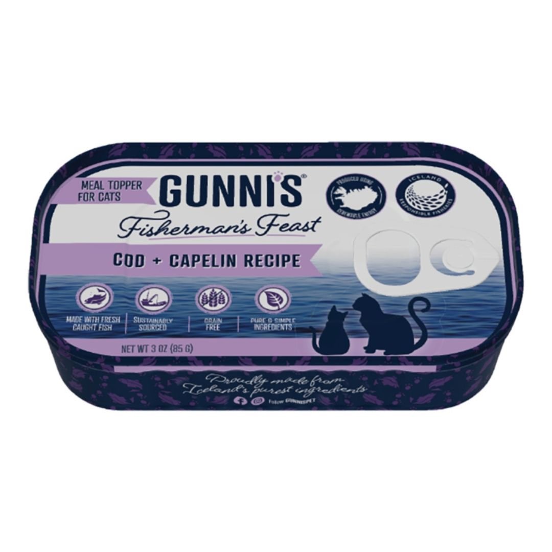 Gunni'S Cat Cod Capelin 3Oz 17 Pack - Pets Perfect
