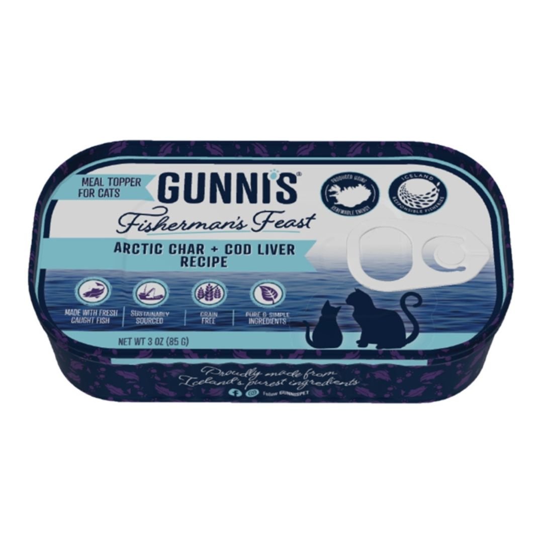 Gunni'S Cat Artic Char Cod Liver 3Oz 17 Pack - Pets Perfect