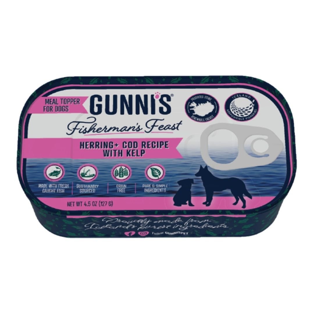 Gunni'S Dog Herring Cod 4.5Oz 12 Pack - Pets Perfect