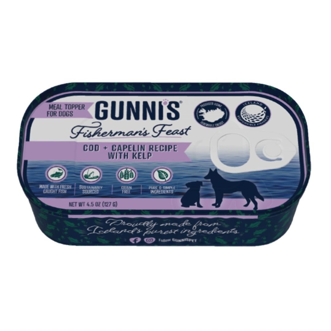 Gunni'S Dog Cod Capelin 4.5Oz 12 Pack - Pets Perfect