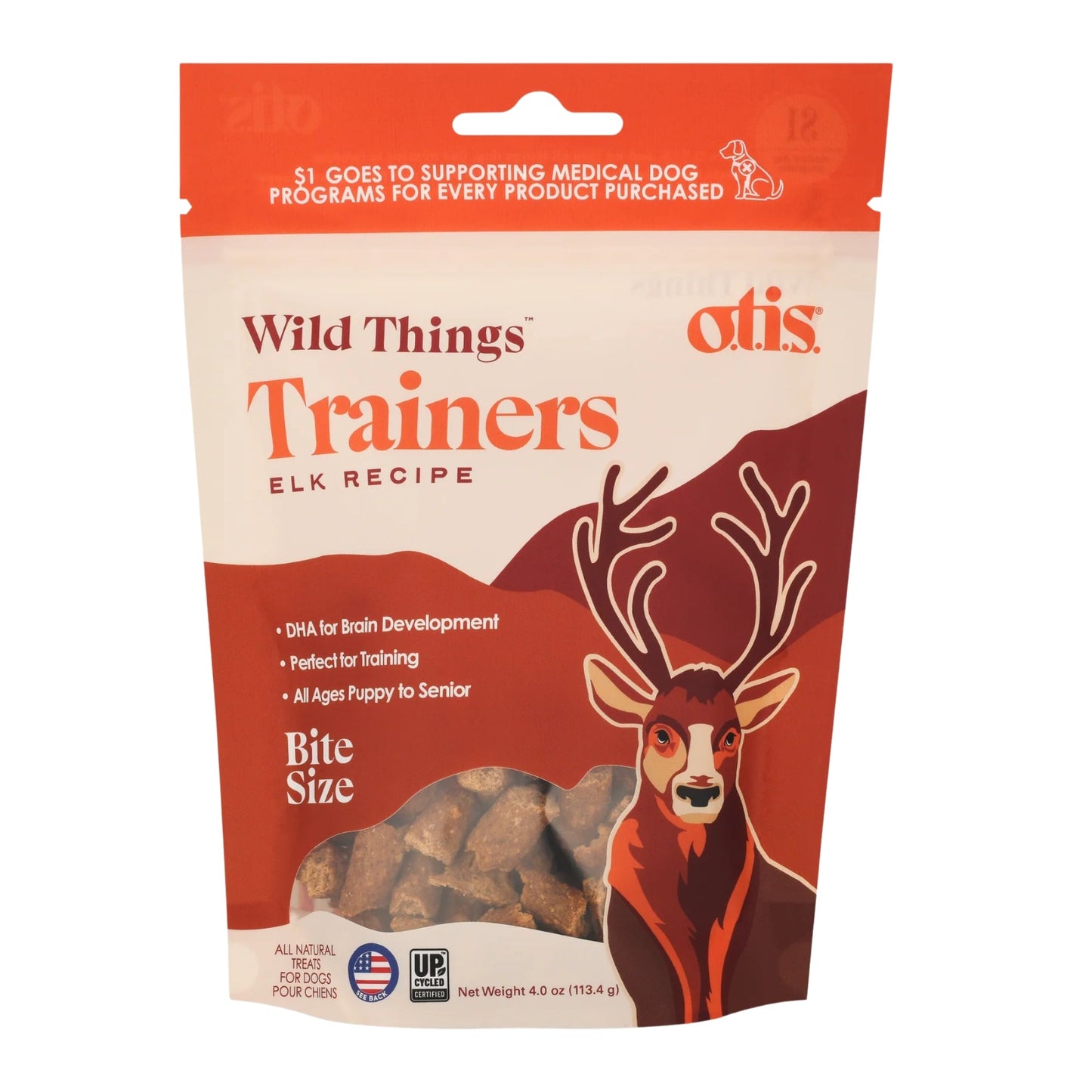 Otis Dog Wild Things Trainers Elk 4 oz