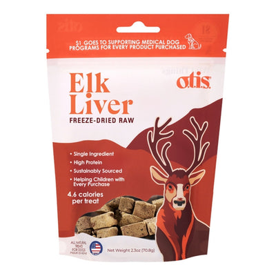 Otis Dog Freeze-Dried Elk Liver 2.3oz.