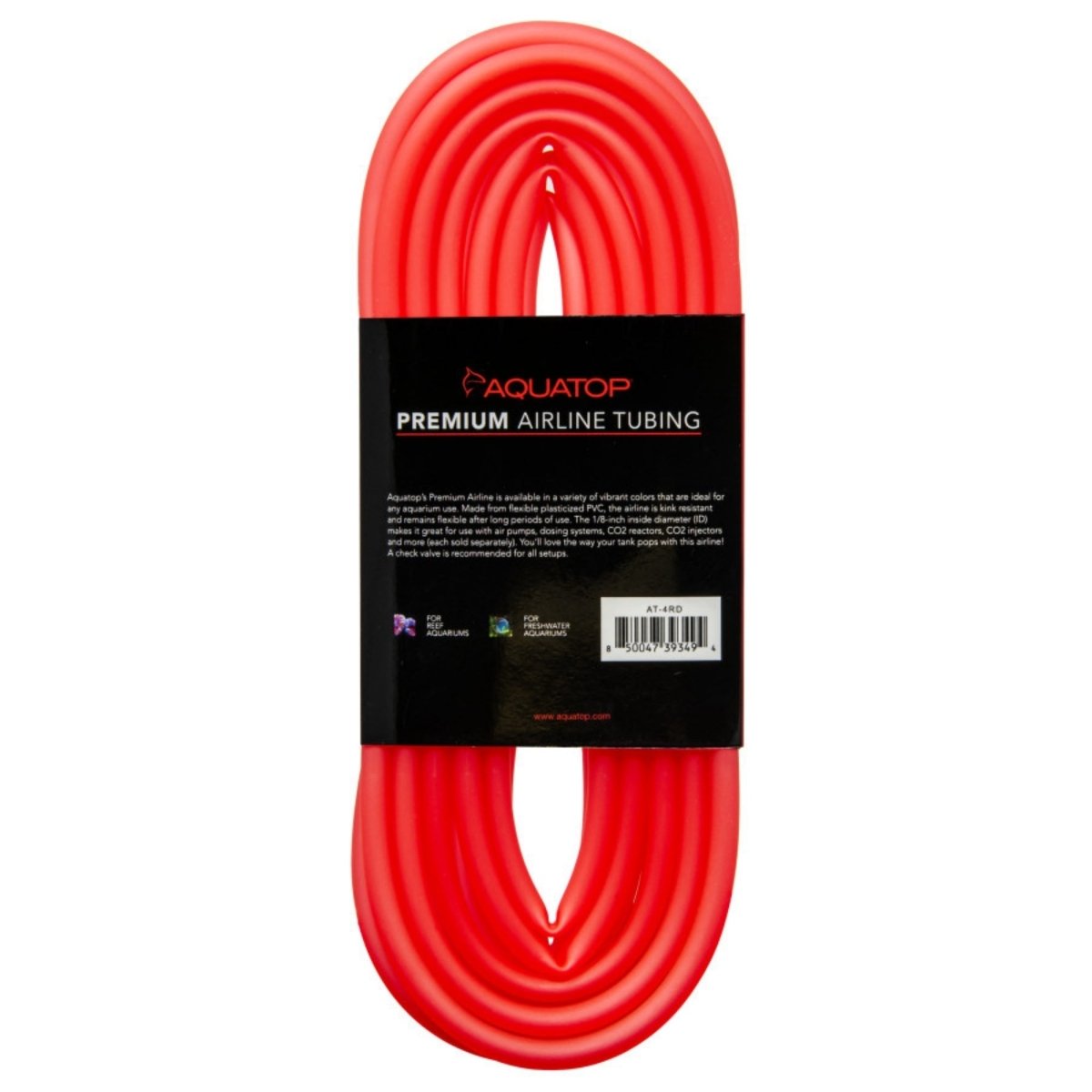 Aquatop Airline Tubing Red, 1ea/13 ft - Pets Perfect