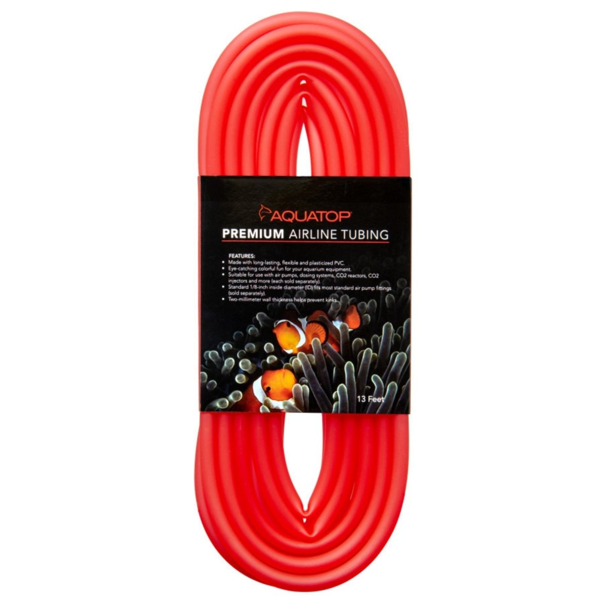 Aquatop Airline Tubing Red, 1ea/13 ft - Pets Perfect
