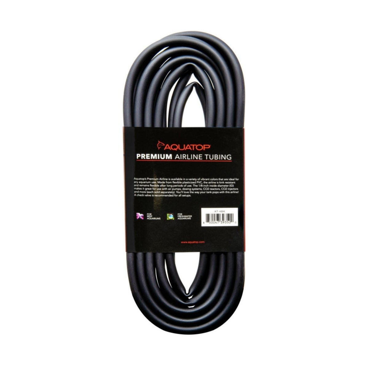 Aquatop Airline Tubing Black, 1ea/13 ft - Pets Perfect
