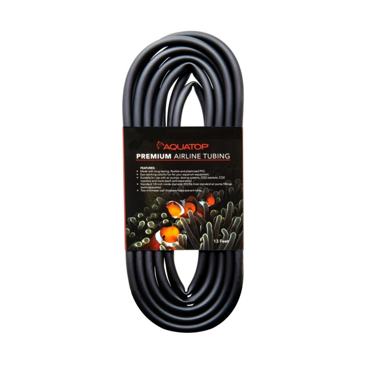 Aquatop Airline Tubing Black, 1ea/13 ft - Pets Perfect