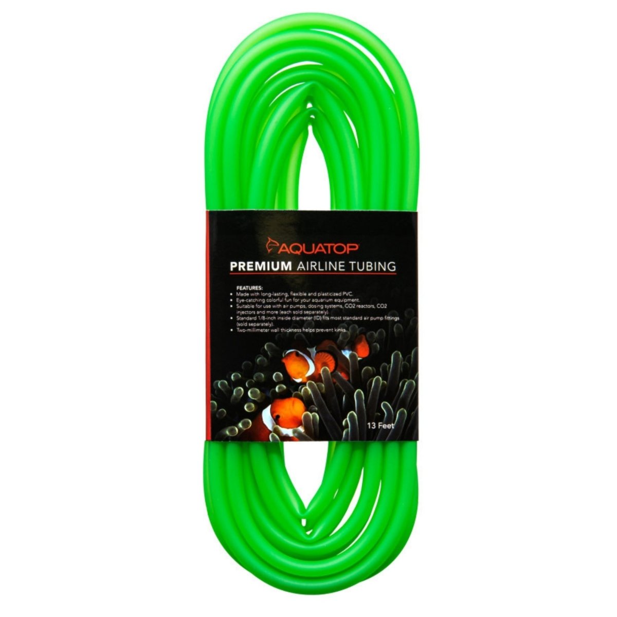 Aquatop Airline Tubing Green, 1ea/13 ft - Pets Perfect