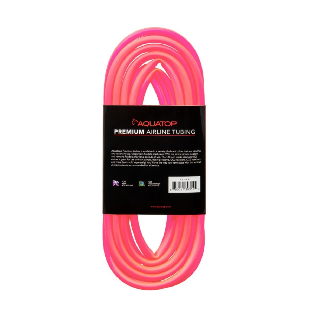 Aquatop Airline Tubing Neon Red, 1ea/13 ft - Pets Perfect