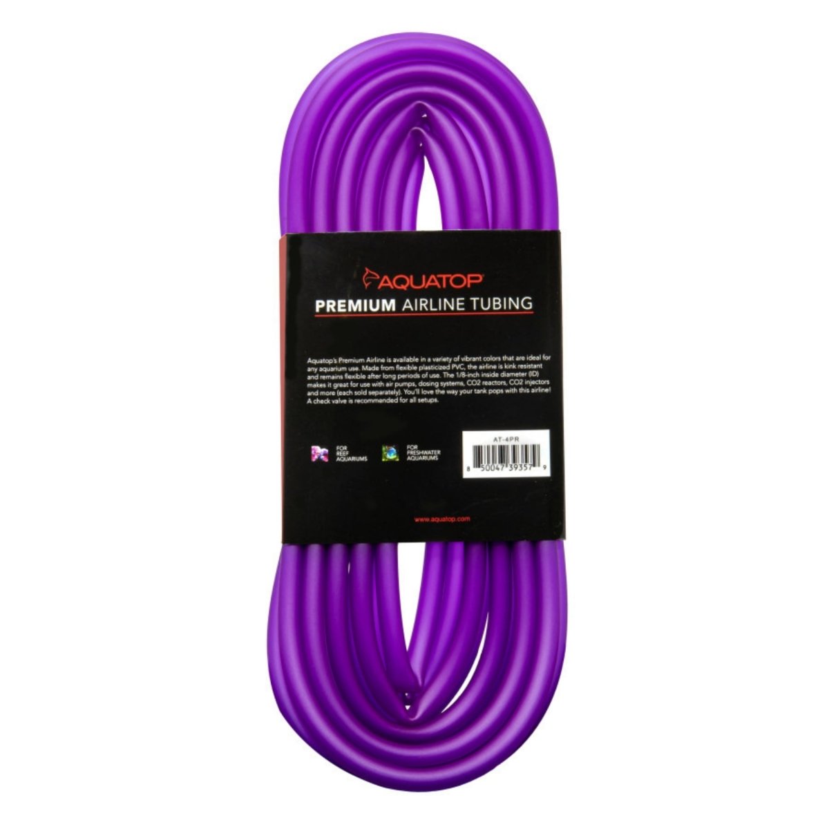 Aquatop Airline Tubing Purple, 1ea/13 ft - Pets Perfect