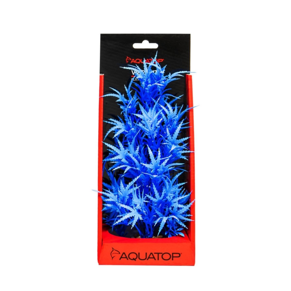 Aquatop Vibrant Fluorescent Cannabis Plant Blue 10in - Pets Perfect