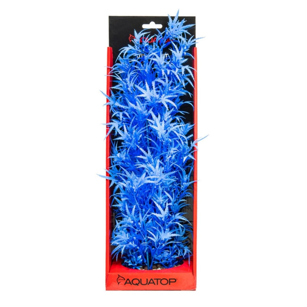 Aquatop Vibrant Fluorescent Cannabis Plant Blue 16in - Pets Perfect