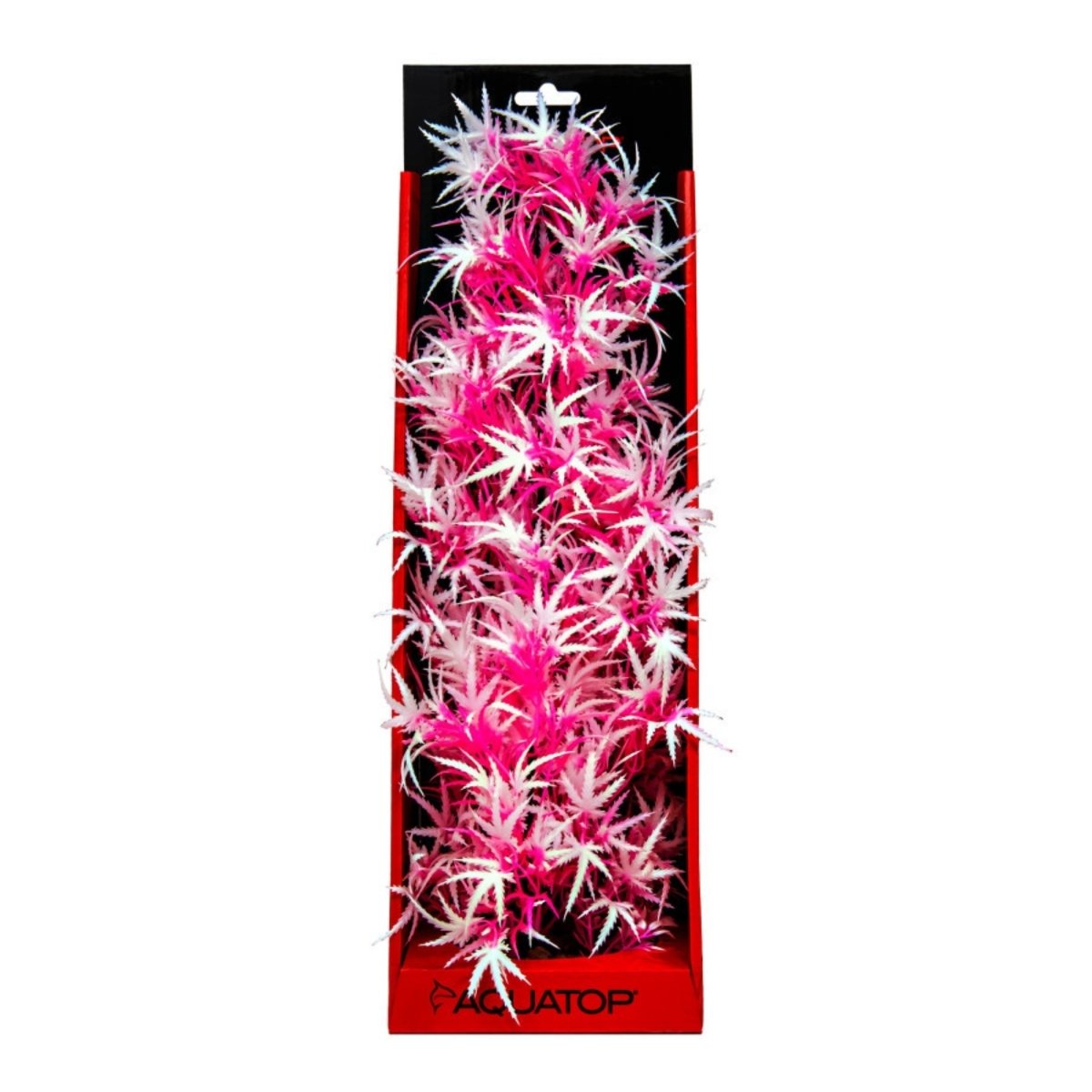Aquatop Vibrant Fluorescent Cannabis Plant Pink Frost 16in - Pets Perfect