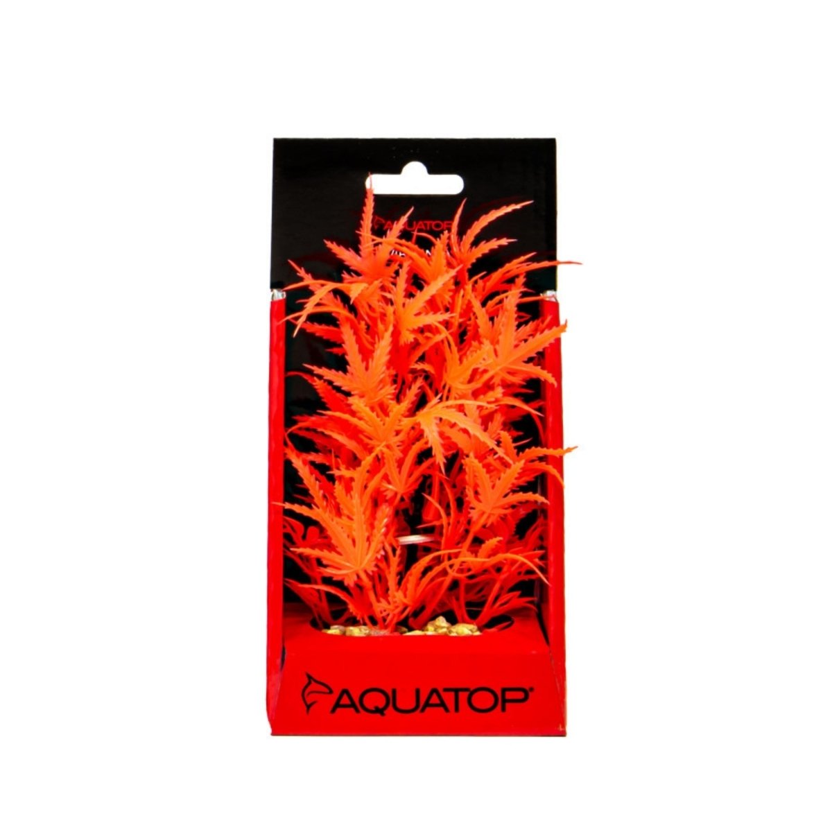 Aquatop Vibrant Fluorescent Cannabis Plant Red 6in - Pets Perfect