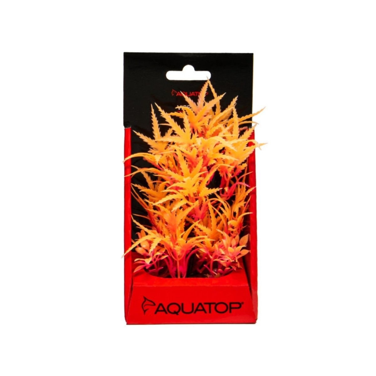Aquatop Vibrant Fluorescent Cannabis Plant Tangerine 6in - Pets Perfect