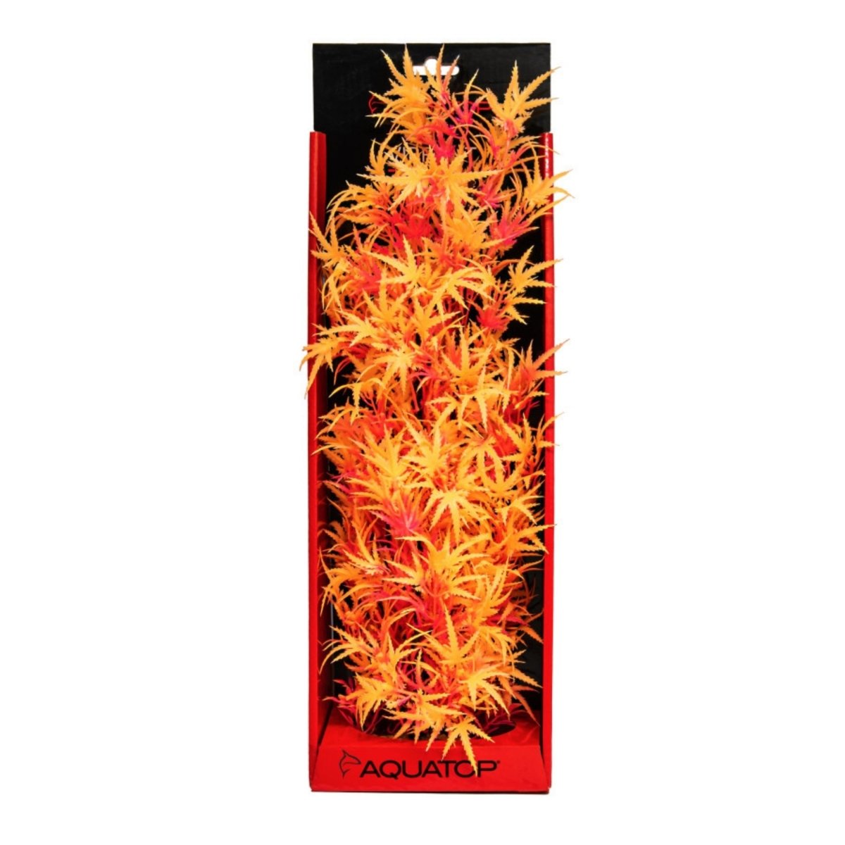 Aquatop Vibrant Fluorescent Cannabis Plant Tangerine 16in - Pets Perfect