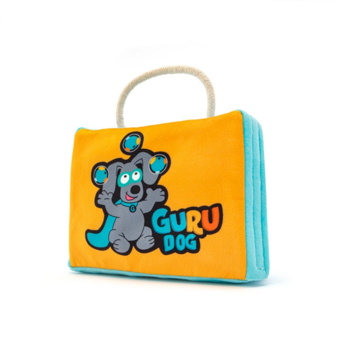 GURU Fun Box Plush Puzzle Dog Toy Juggling, 1ea/LG - Pets Perfect