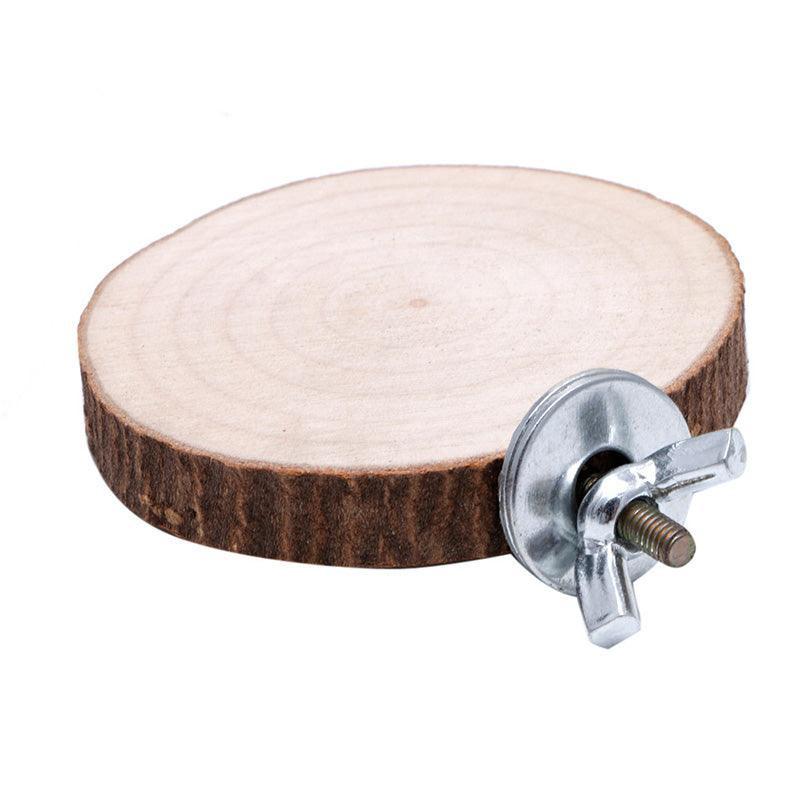 Wooden Springboard for Small Animals - Natural Exercise Toy for Hamsters, Gerbils & Parrots - Pets Perfect
