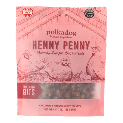 Polka Dog Bakery Dog Henny Penny Bits 7 oz Pouch