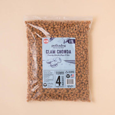 Polka Dog Bakery Dog Clam Chowda Bits 5Lb Bulk