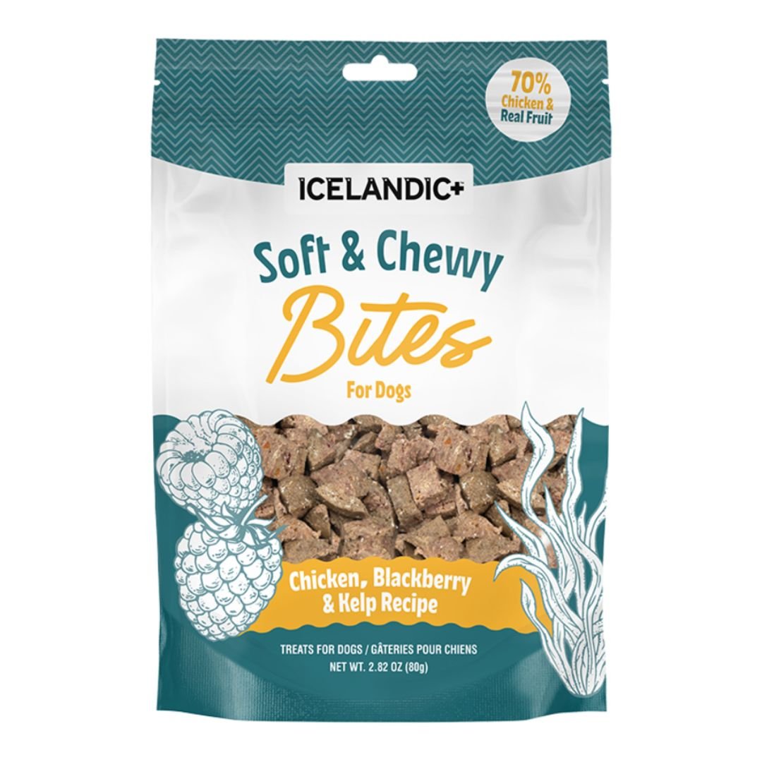 Icelandic Dog Chicken & Blackberry Soft & Chewy Bites 2.82oz. - Pets Perfect