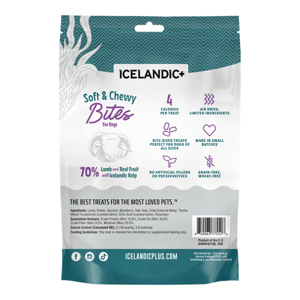 Icelandic Dog Lamb & Blackberry Soft & Chewy Bites 2.82oz.