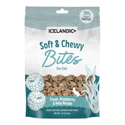 Icelandic Cat Trout & Raspberry Soft & Chewy Bites 1.8oz.