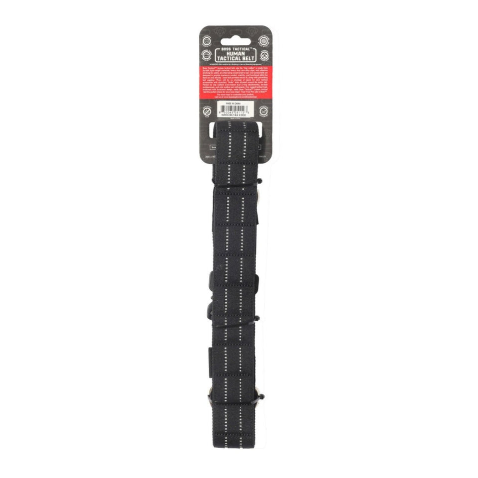 Boss Dog Human Boss Tactical Utility Dog Walker Belt Black, view 2