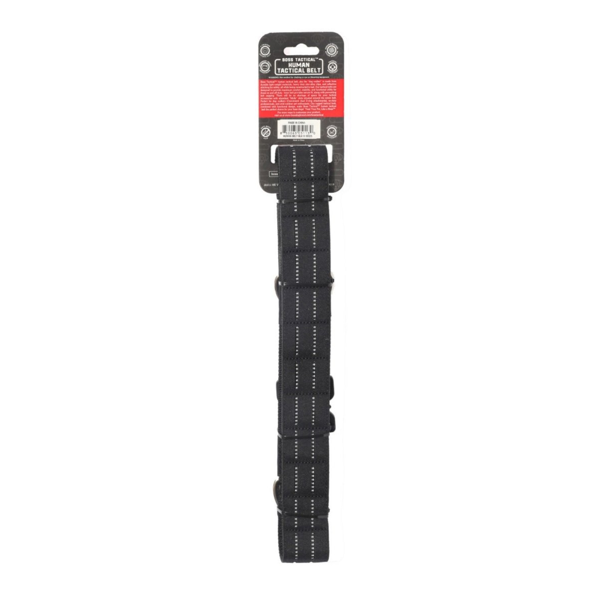 Boss Dog Human Boss Tactical Utility Dog Walker Belt Black, 1ea/MD 3236In Waist - Pets Perfect