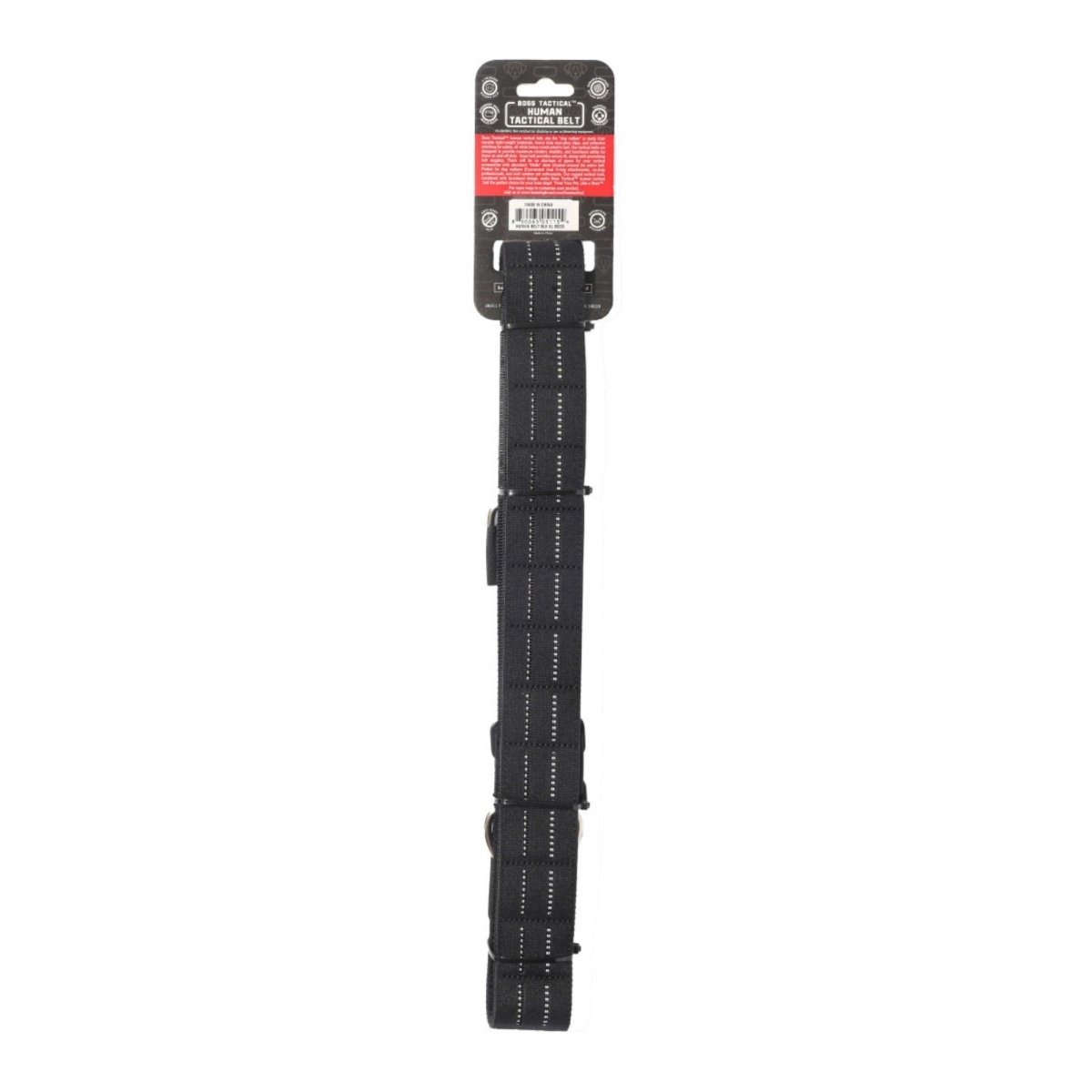 Boss Dog Human Boss Tactical Utility Dog Walker Belt Black, 1ea/XL 4044In Waist - Pets Perfect