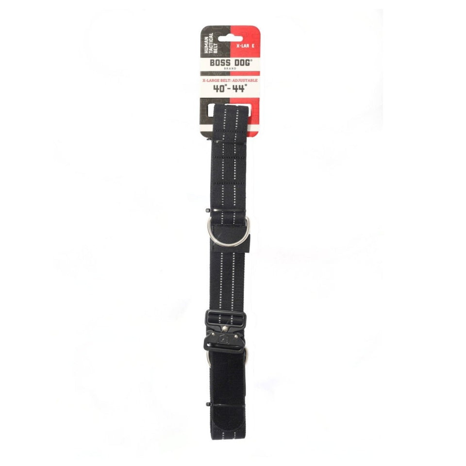 Boss Dog Human Boss Tactical Utility Dog Walker Belt Black