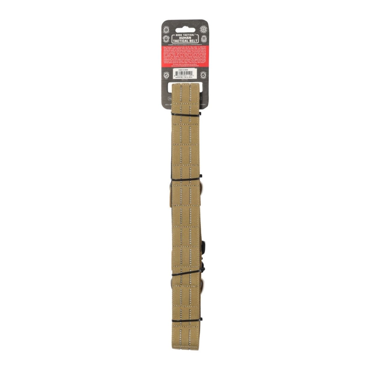 Boss Dog Human Boss Tactical Utility Dog Walker Belt Tan, 1ea/XL 4044In Waist - Pets Perfect
