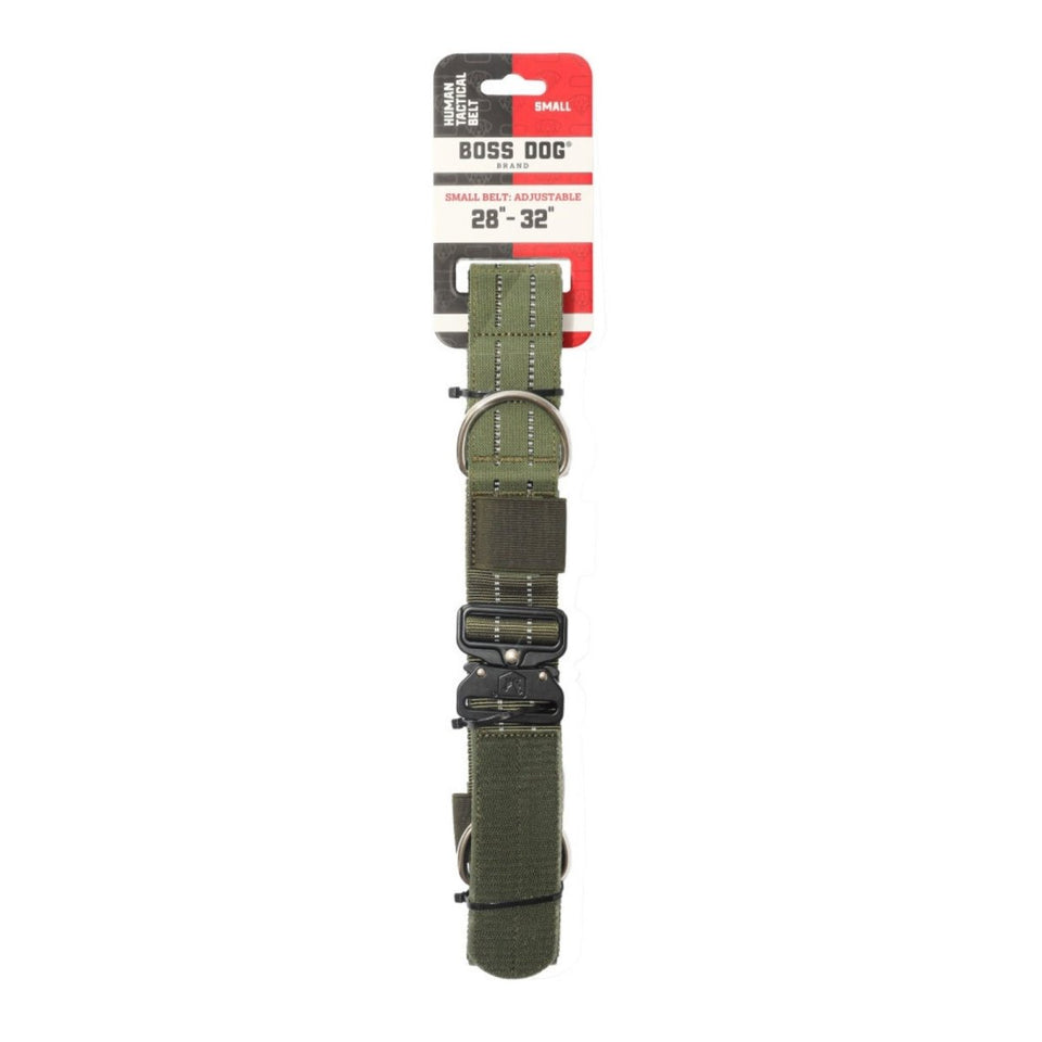 Boss Dog Human Boss Tactical Utility Dog Walker Belt Green