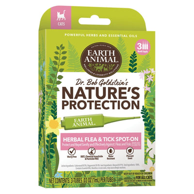 Earth Animal Cat Apothecary Natural Flea & Tick Herbal Spot - On For Cats & Kittens