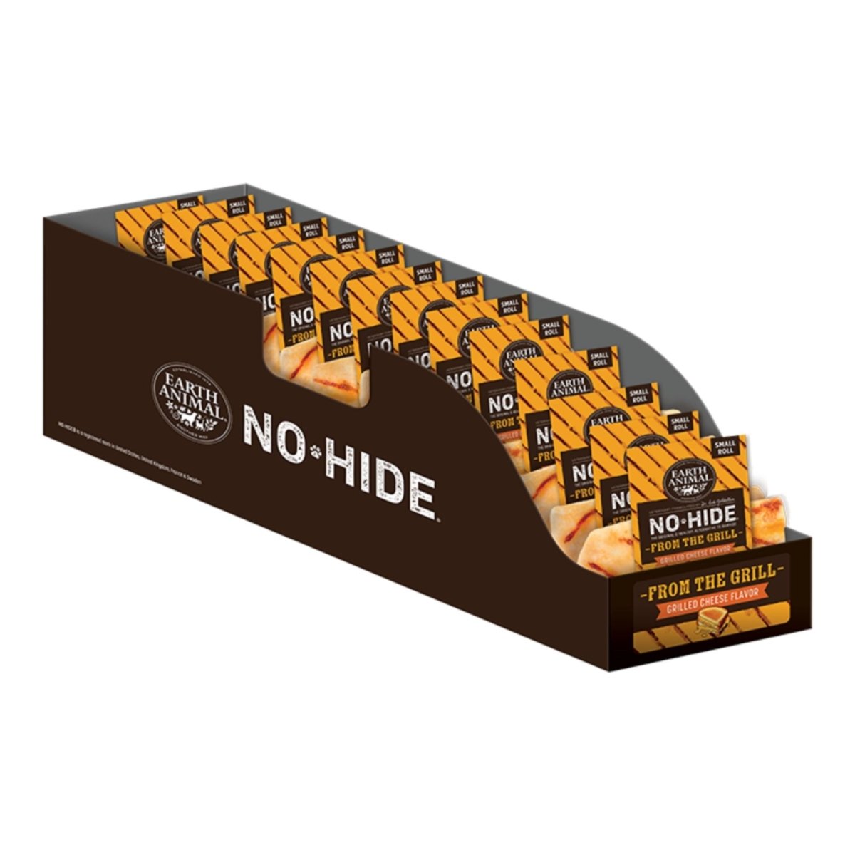 Earth Animal Dog No - Hide From The Grill Grilled Cheese Rolls Small - 20 Count - Pets Perfect