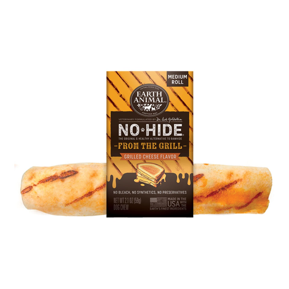 Earth Animal Dog No - Hide From The Grill Grilled Cheese Rolls Medium - 10 Count