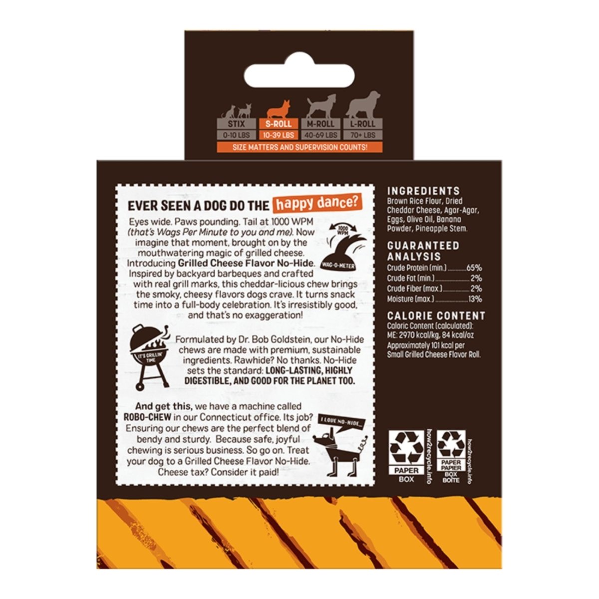 Earth Animal Dog No - Hide From The Grill Grilled Cheese Rolls Small Value Pack - 6 Pack - Pets Perfect