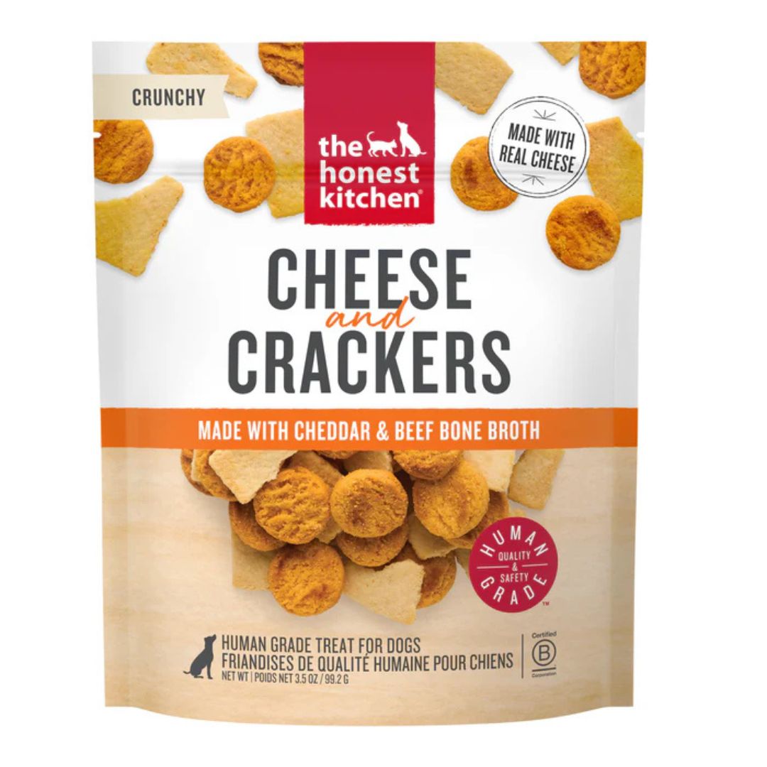 The Honest Kitchen Dog Cheese And Crackers Made With Cheddar & Beef