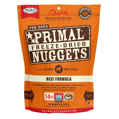 Primal Pet Foods Freeze-Dried Dog Food 5.5 oz.- Beef