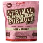Primal Pet Foods Freeze Dried Cat Food 5.5oz. - Beef and Salmon - Pets Perfect