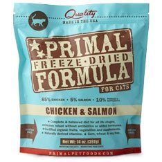 Primal Pet Foods Freeze Dried Cat Food - 5.5oz. - Chicken and Salmon - Pets Perfect