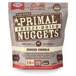 Primal Pet Foods Freeze Dried Dog Food - Venison 5.5oz. - Pets Perfect