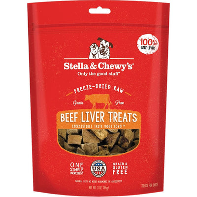 Stella & Chewy's Dog Freeze-Dried Dog Treat Beef Liver, 3 oz