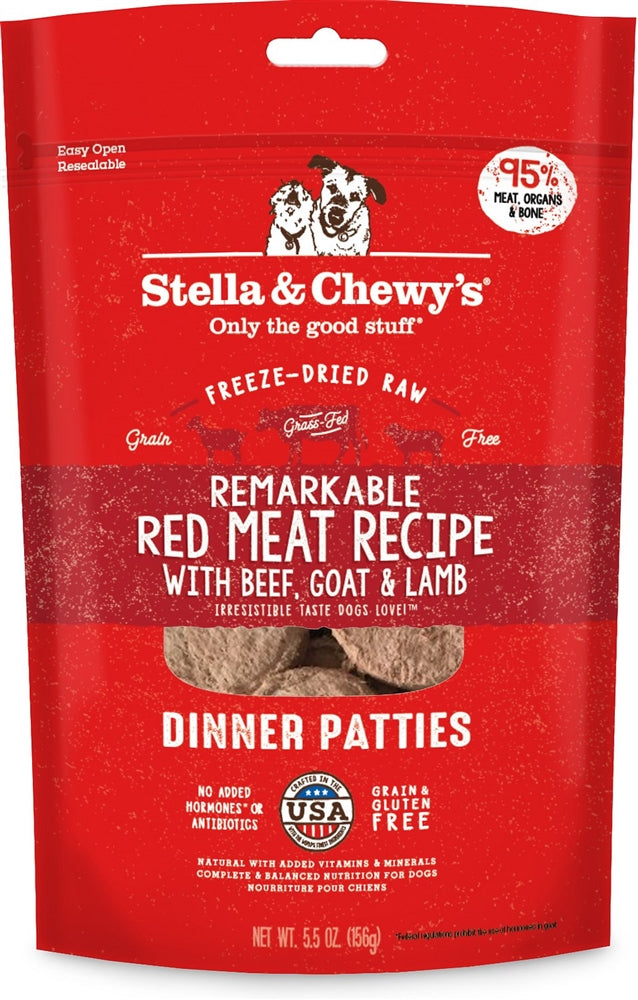 Stella & Chewy's Dog Freeze-Dried Dinner Red Meat, 14 oz