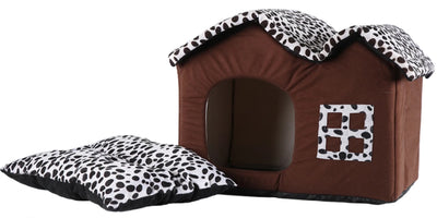 101 Dalmatian Style Double Topped Dog House - Pets Perfect