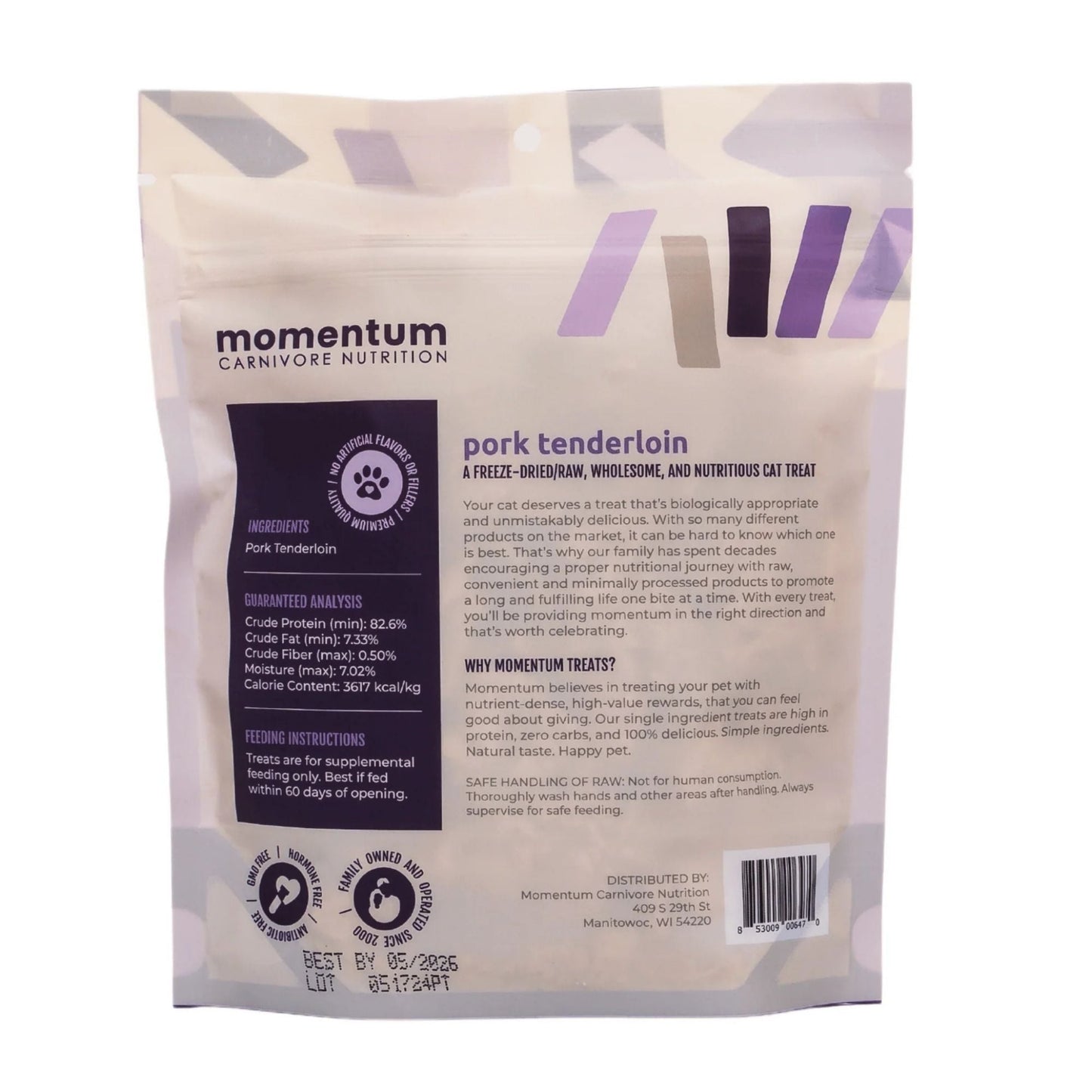 Momentum Carnivore Nutrition Cat 2.5 oz. Pork Tenderloin, view 3
