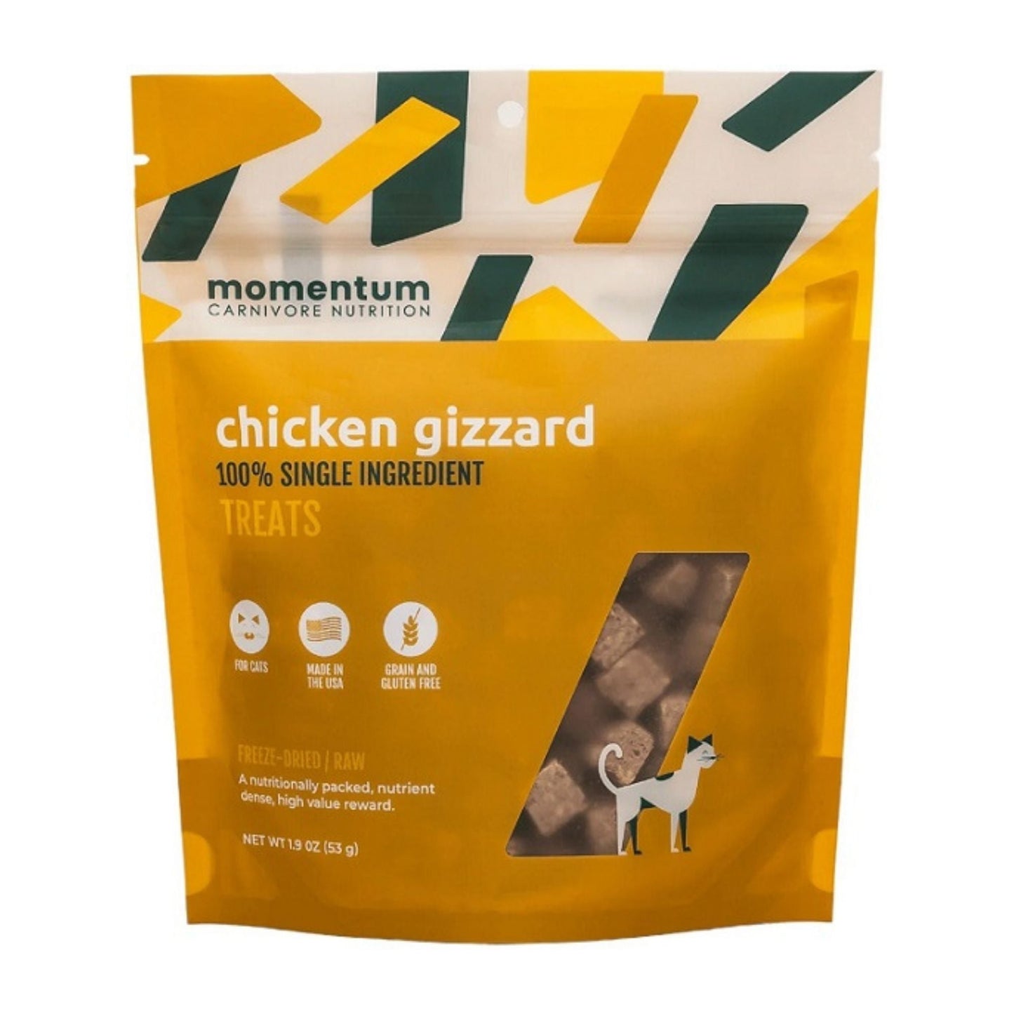 Momentum Carnivore Nutrition Cat 1.9 oz. Chicken Gizzard