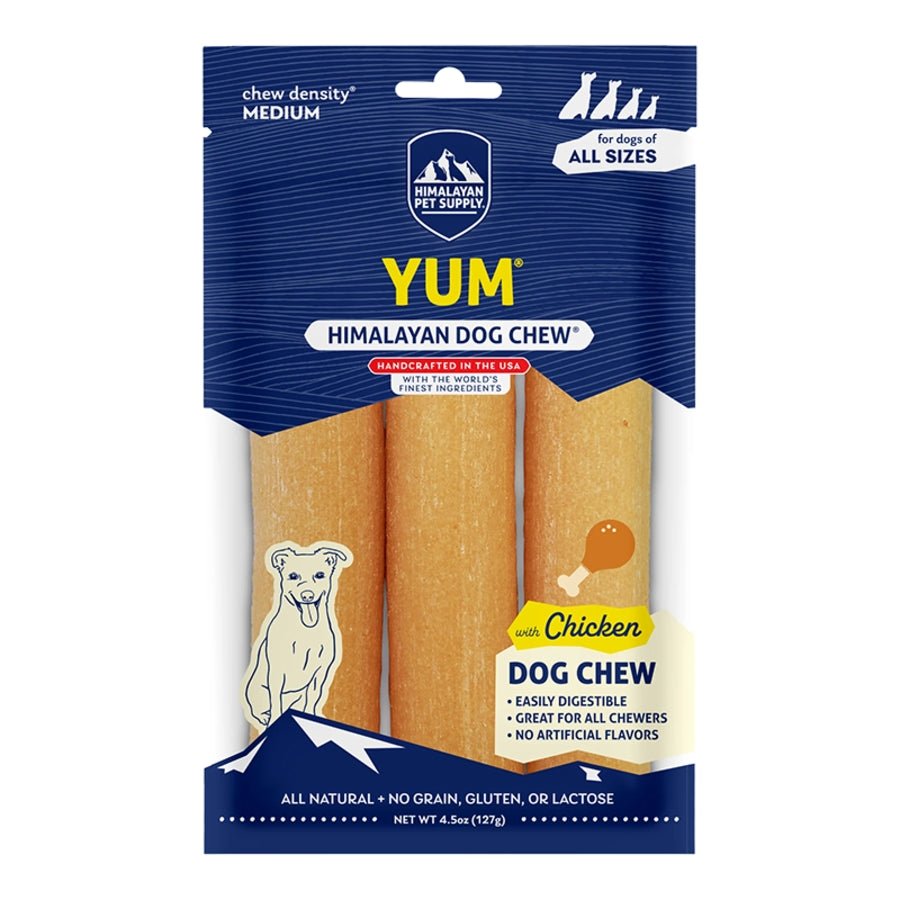 Himalayan Yaky Yum – Puppy - Safe Chicken Cheese Chew | 6.5 oz Bag - Pets Perfect