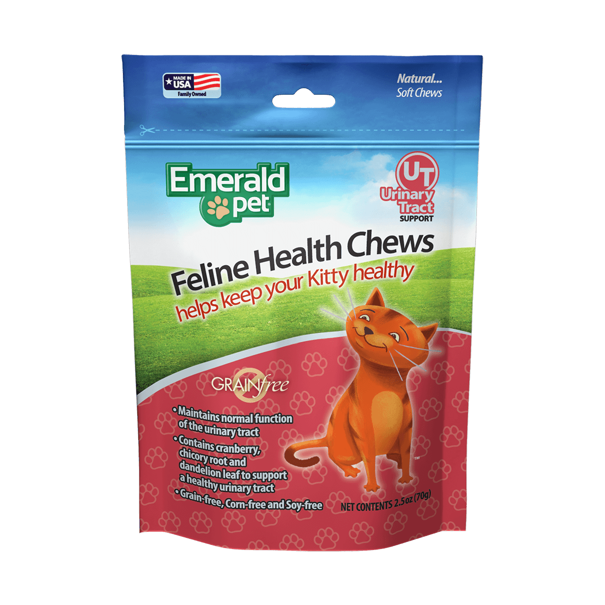Emerald Pet Urinary Tract Support Feline Healthy Cat Chews 1ea/2.5 oz - Pets Perfect